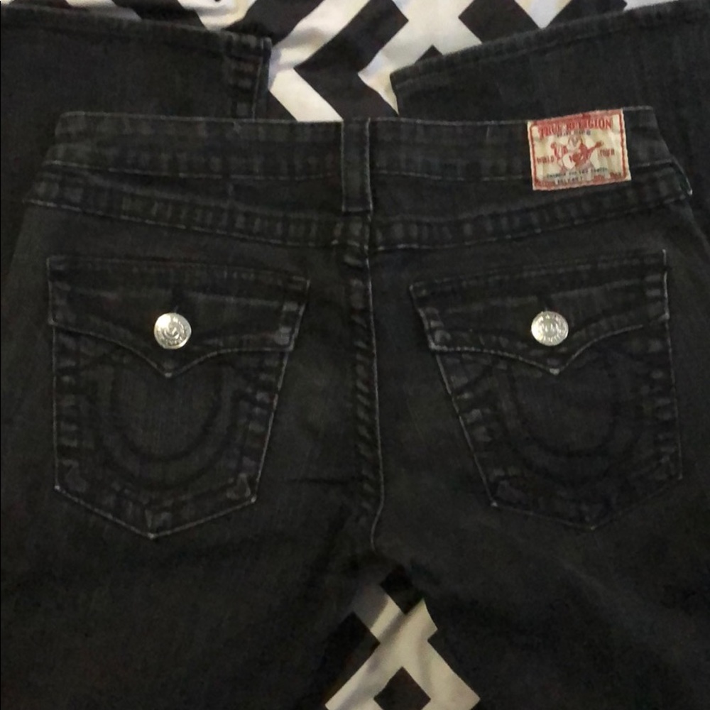 True Religion Billy Big T jeans Black womens 32x33